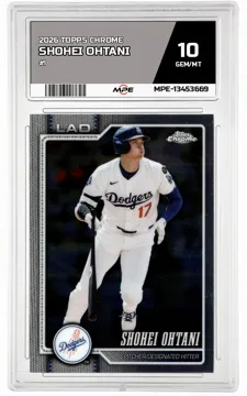 2026 TOPPS CHROME #1 SHOHEI OHTANI MPE 10 GEM/MT — graded card up for auction