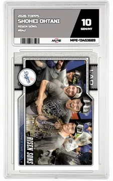2026 TOPPS RISEN SONS #642 SHOHEI OHTANI MPE 10 GEM/MT — graded card up for auction