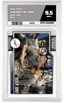 2026 TOPPS RISEN SONS #642 SHOHEI OHTANI MPE 9.5 MINT+ — graded card up for auction