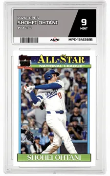 2026 TOPPS #91AS-50 SHOHEI OHTANI MPE 9 MINT — graded card up for auction