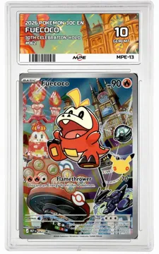 2026 POKEMON 30C EN 30th Celebration-HOLO #062 FUECOCO MPE 10 GEM/MT — graded card up for auction