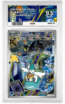 2026 POKEMON 30C EN 30th Celebration-HOLO #063 QUAXLY MPE 9.5 MINT+ — graded card up for auction