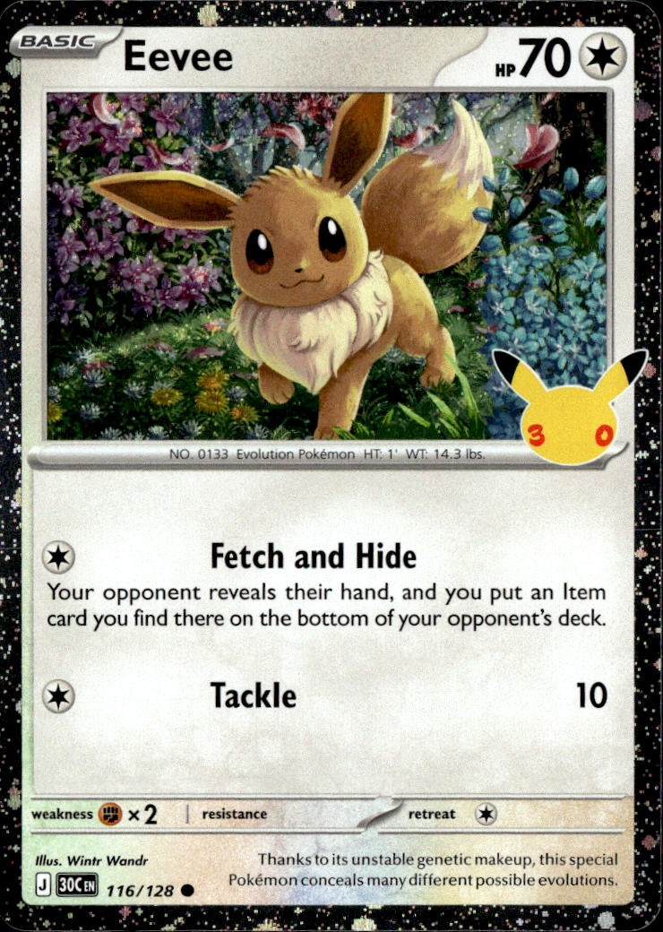 2026 Pokemon 30C En Eevee graded slab
