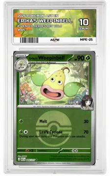 2026 POKEMON ASC EN Ascended Heroes-REV HOLO #005 ERIKA'S WEEPINBELL MPE 10 GEM/MT — graded card up for auction