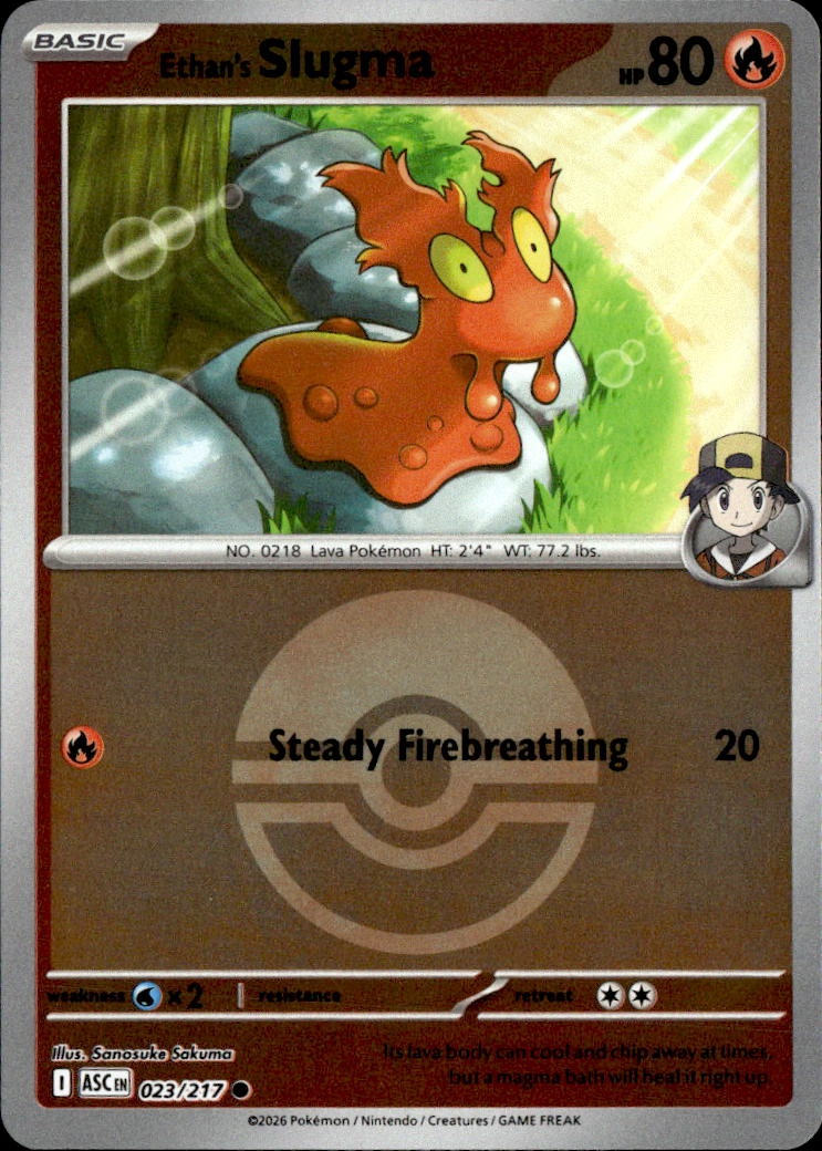 Ethan'S Slugma graded slab
