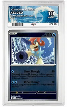 2026 POKEMON CRI EN Chaos Rising-REV HOLO #019 KELDEO MPE 10 GEM/MT — graded card up for auction