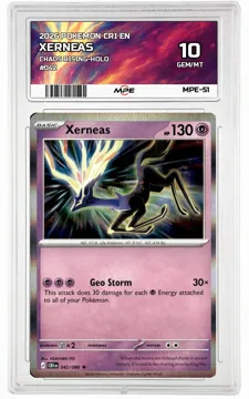 2026 POKEMON CRI EN Chaos Rising-HOLO #042 XERNEAS MPE 10 GEM/MT — graded card up for auction