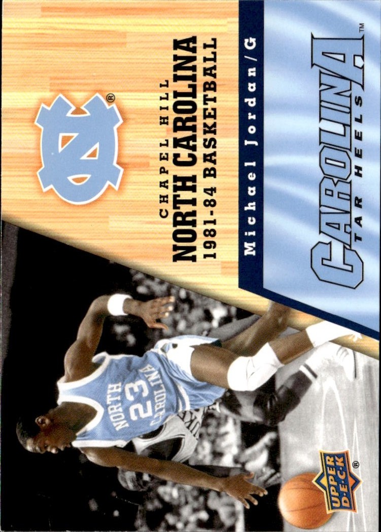 2010 U.D. North Carolina Michael Jordan graded slab