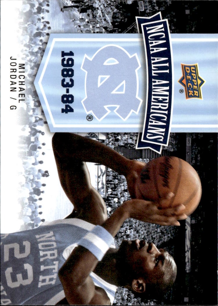 2010 U.D. North Carolina Michael Jordan graded slab
