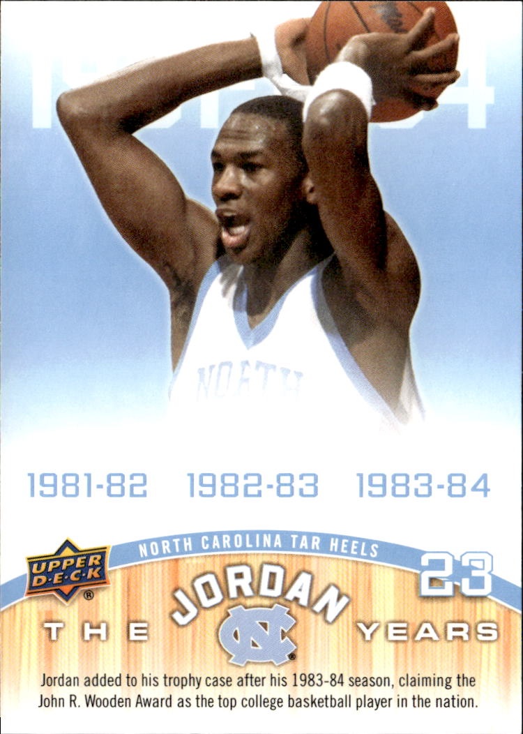 2010 U.D. North Carolina Michael Jordan graded slab
