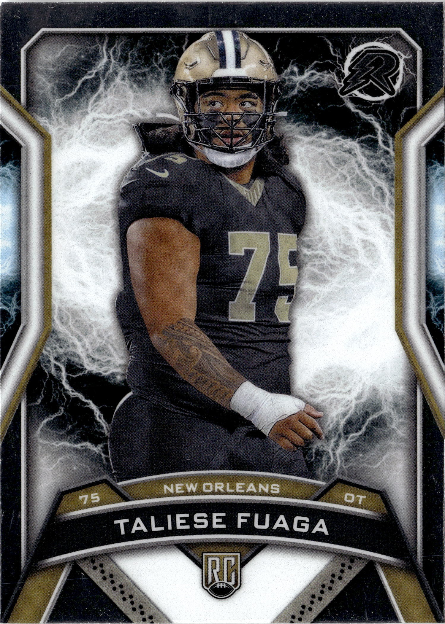 2025 Topps Resurgence Taliese Fuaga graded slab