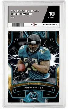 2025 TOPPS RESURGENCE #46 FRED TAYLOR MPE 10 GEM/MT — graded card up for auction