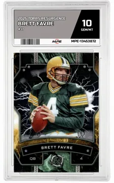 2025 TOPPS RESURGENCE #37 BRETT FAVRE MPE 10 GEM/MT — graded card up for auction