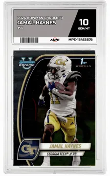 2024 BOWMAN CHROME U #90 JAMAL HAYNES MPE 10 GEM/MT — graded card up for auction