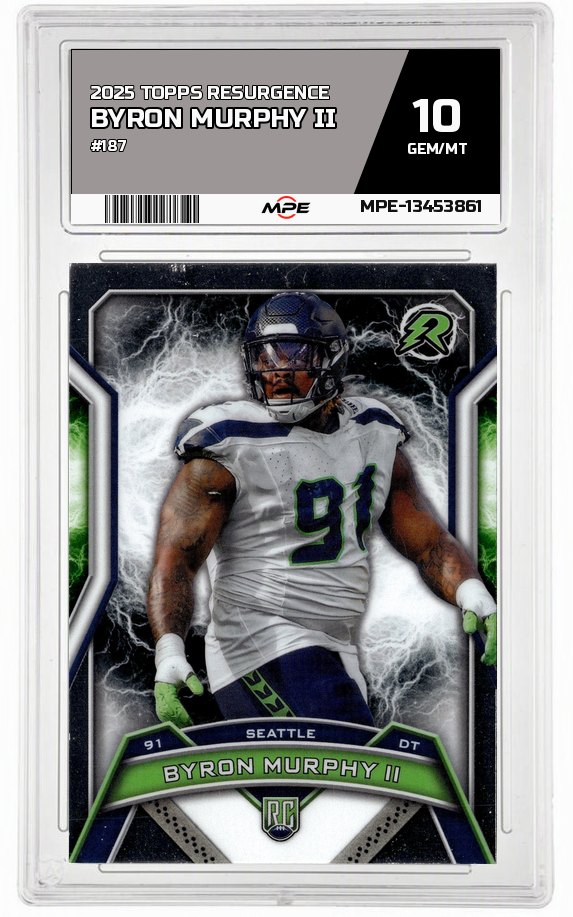 2025 TOPPS RESURGENCE #187 BYRON MURPHY II MPE 10 GEM/MT — graded card auctioned from the MPE vault