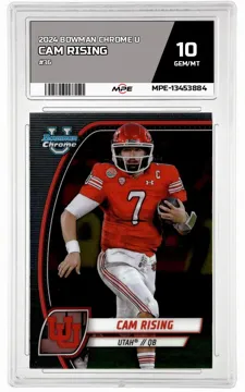 2024 BOWMAN CHROME U #36 CAM RISING MPE 10 GEM/MT — graded card up for auction