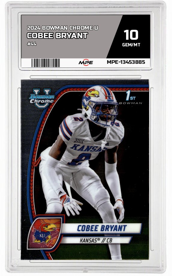 2024 BOWMAN CHROME U #44 COBEE BRYANT MPE 10 GEM/MT — graded card auctioned from the MPE vault