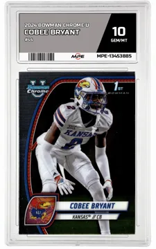 2024 BOWMAN CHROME U #44 COBEE BRYANT MPE 10 GEM/MT — graded card up for auction