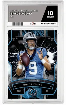 2025 TOPPS RESURGENCE #12 BRYCE YOUNG MPE 10 GEM/MT — graded card up for auction