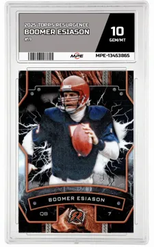 2025 TOPPS RESURGENCE #19 BOOMER ESIASON MPE 10 GEM/MT — graded card up for auction