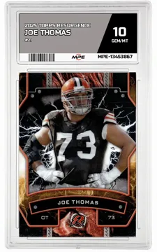 2025 TOPPS RESURGENCE #21 JOE THOMAS MPE 10 GEM/MT — graded card up for auction