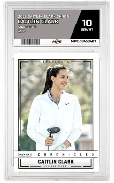 2025 CAITLIN CLARK CHRON SNAPSHOTS #100 CAITLIN CLARK MPE 10 GEM/MT — graded card up for auction