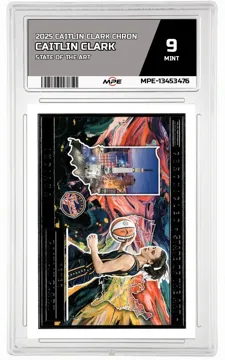 2025 CAITLIN CLARK CHRON STATE OF THE ART CAITLIN CLARK MPE 9 MINT — graded card up for auction