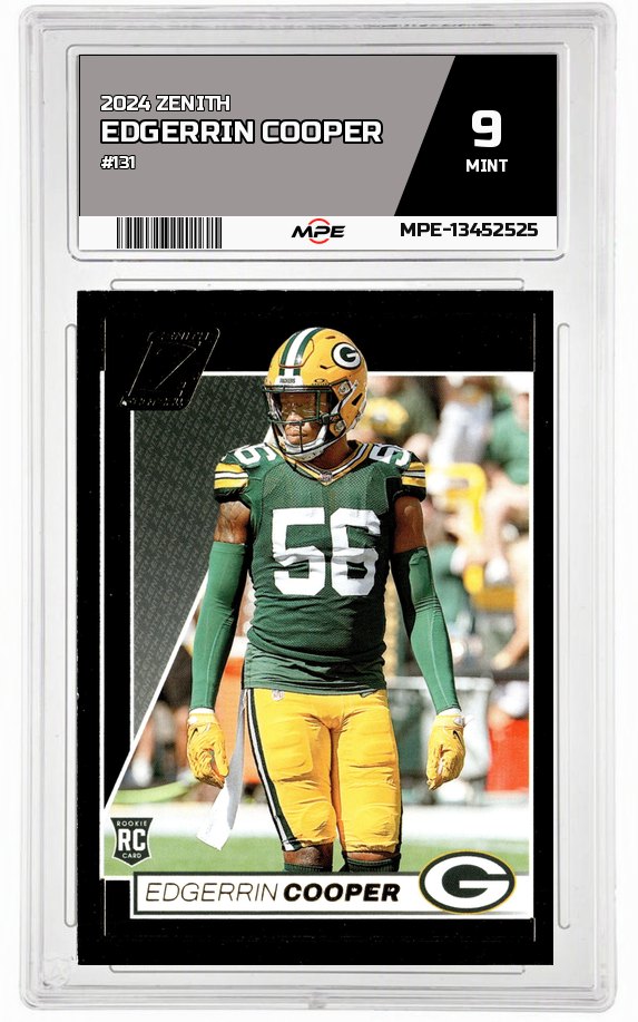 2024 ZENITH #131 EDGERRIN COOPER MPE 9 MINT — graded card auctioned from the MPE vault