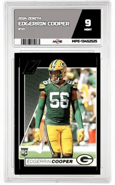 2024 ZENITH #131 EDGERRIN COOPER MPE 9 MINT — graded card up for auction