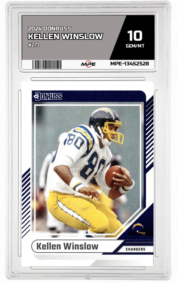 2024 DONRUSS #273 KELLEN WINSLOW MPE 10 GEM/MT — graded card auctioned from the MPE vault
