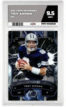 2025 TOPPS RESURGENCE #29 TROY AIKMAN MPE 9.5 MINT+ — graded card up for auction