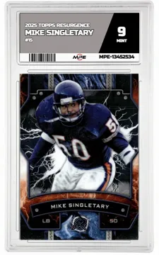 2025 TOPPS RESURGENCE #15 MIKE SINGLETARY MPE 9 MINT — graded card up for auction