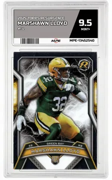 2025 TOPPS RESURGENCE #132 MARSHAWN LLOYD MPE 9.5 MINT+ — graded card up for auction