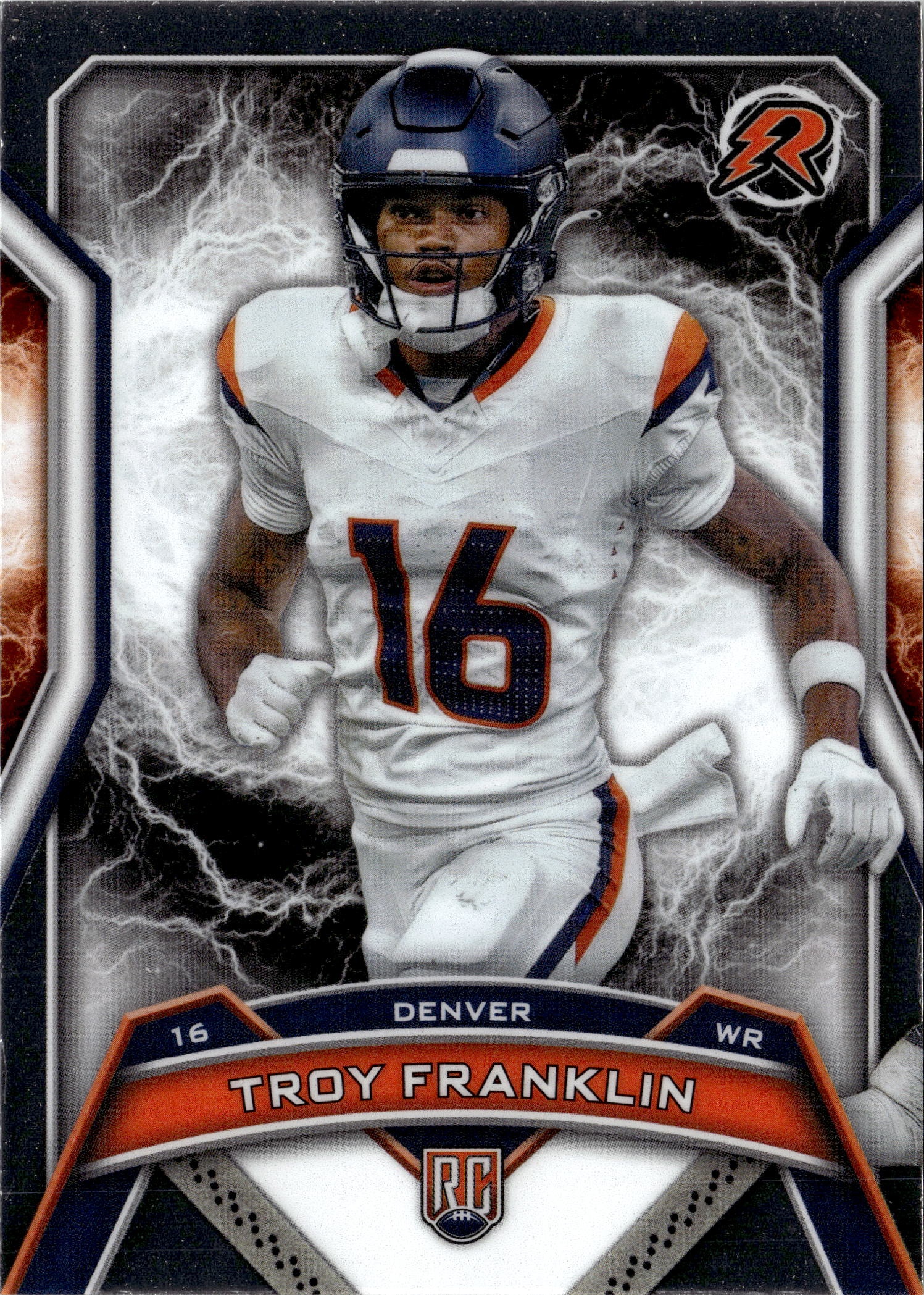 2025 Topps Resurgence Troy Franklin graded slab