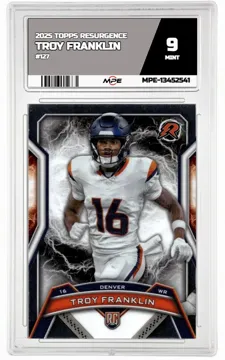 2025 TOPPS RESURGENCE #127 TROY FRANKLIN MPE 9 MINT — graded card up for auction