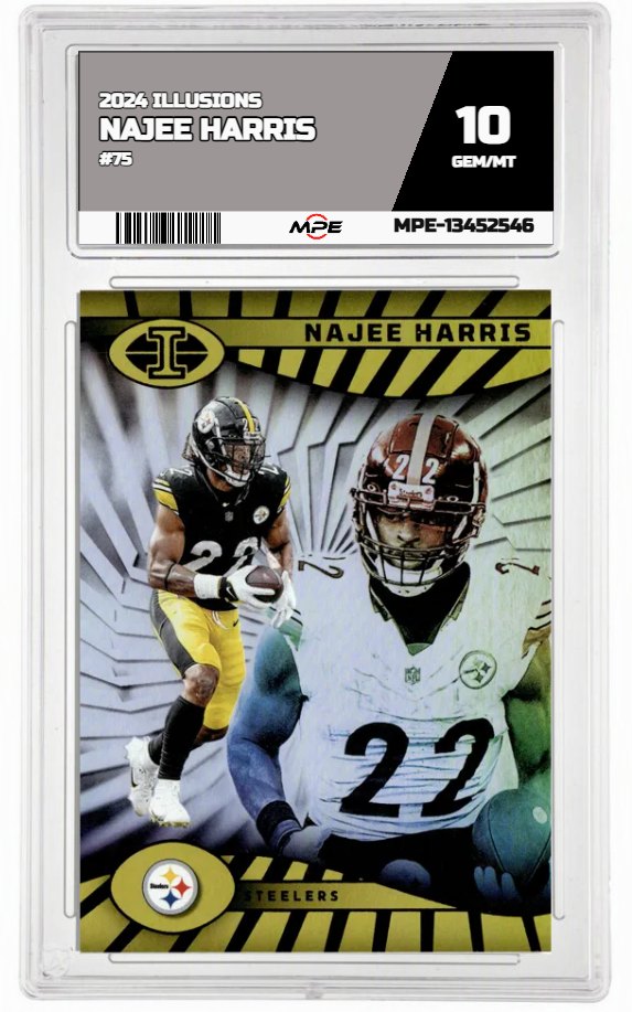 2024 ILLUSIONS #75 NAJEE HARRIS MPE 10 GEM/MT — graded card auctioned from the MPE vault