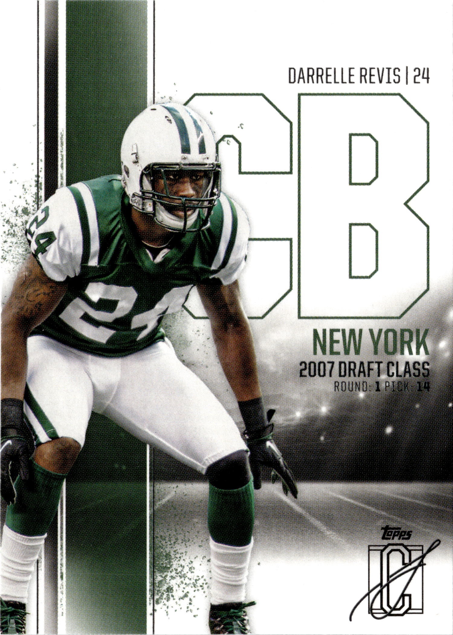 2025 Topps Signature Class Darrelle Revis graded slab