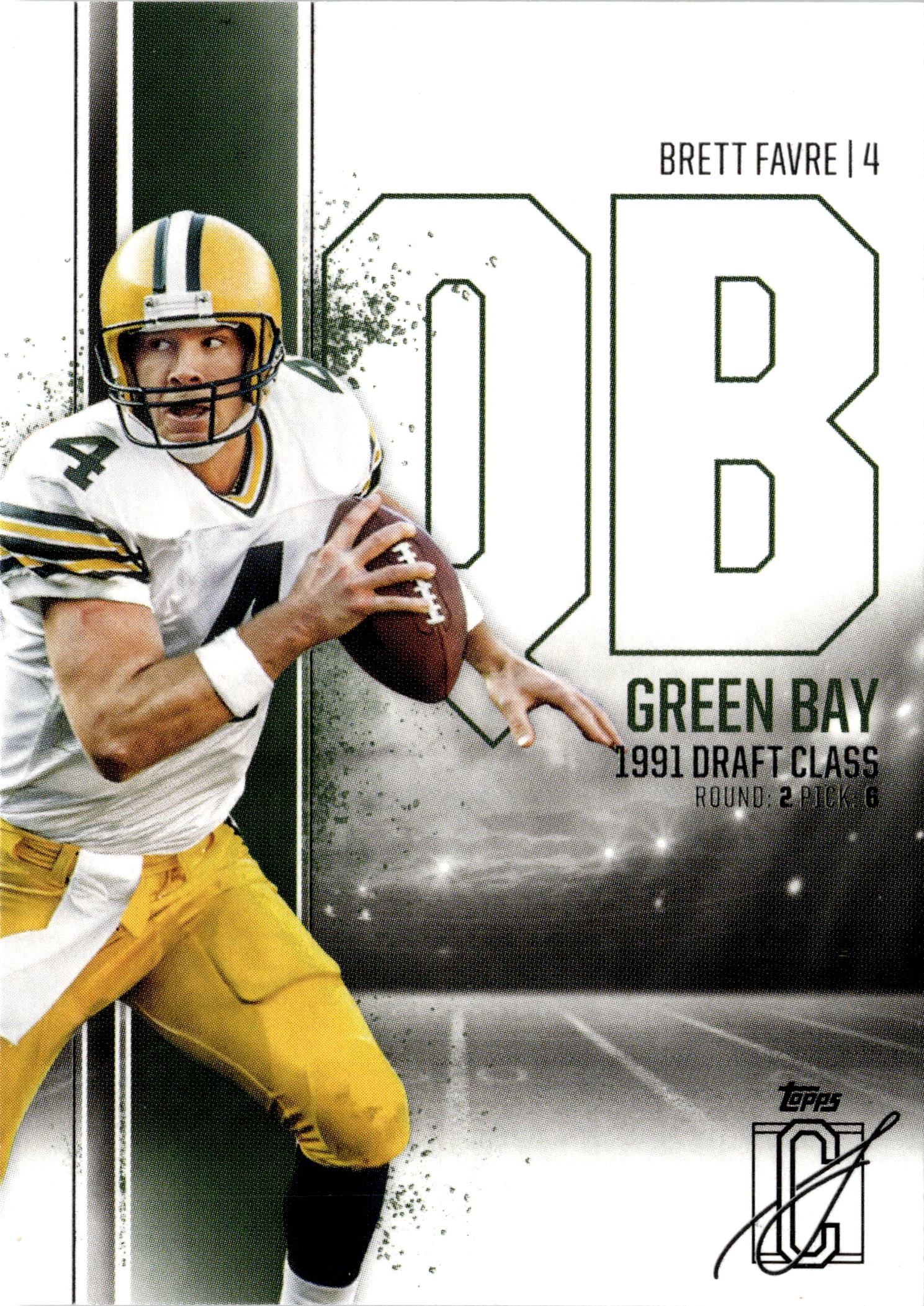 2025 Topps Signature Class Brett Favre graded slab