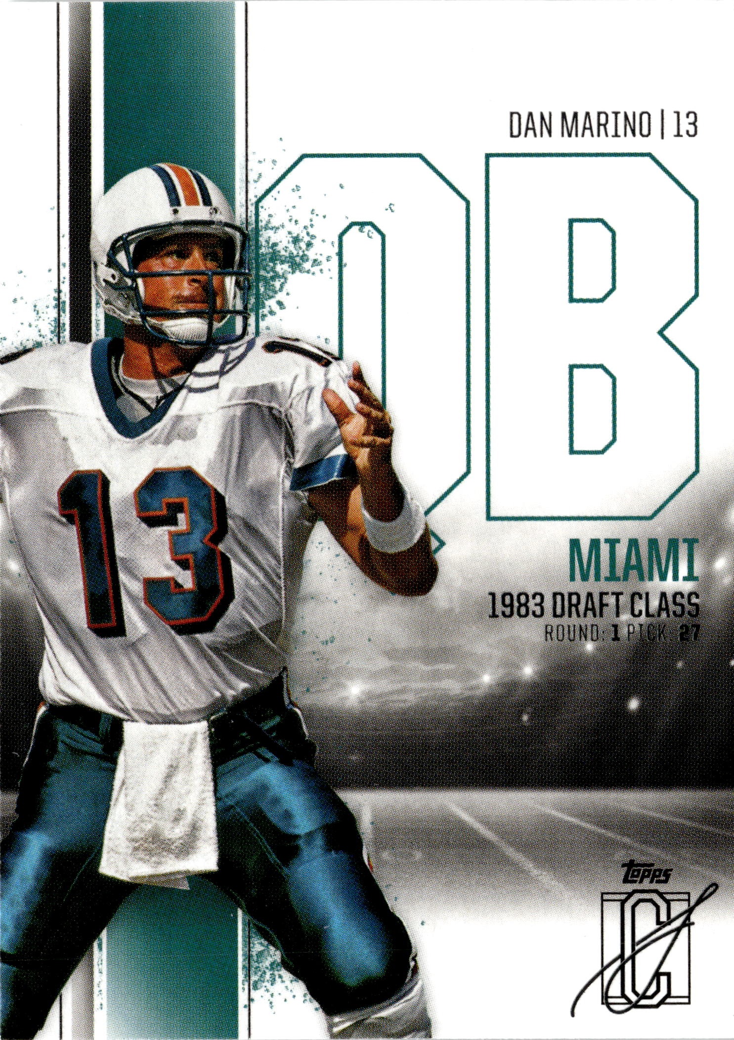 2025 Topps Signature Class Dan Marino graded slab