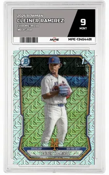 2026 BOWMAN CHROME-MOJO #BCP-208 CLEINER RAMIREZ MPE 9 MINT — graded card up for auction
