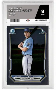 2026 BOWMAN CHROME #BCP-194 ANGEIBEL GOMEZ MPE 9 MINT — graded card up for auction