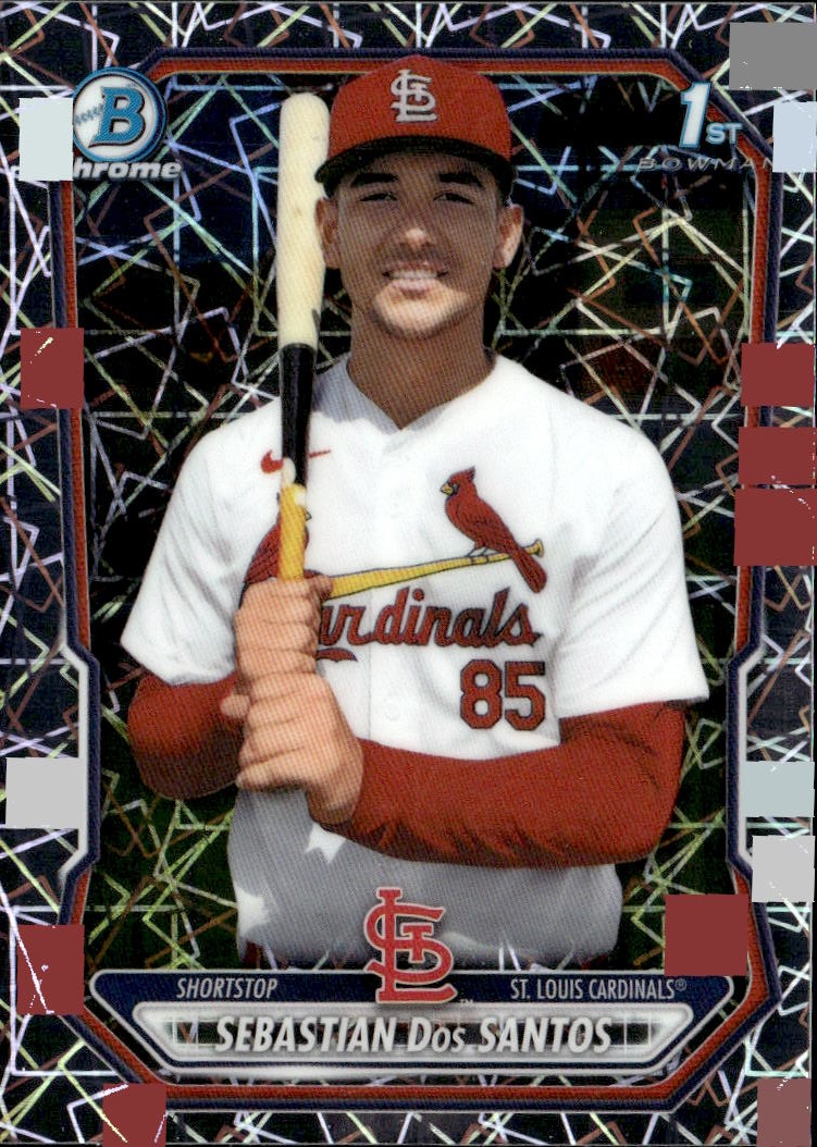 2026 Bowman Sebastian Dos Santos graded slab