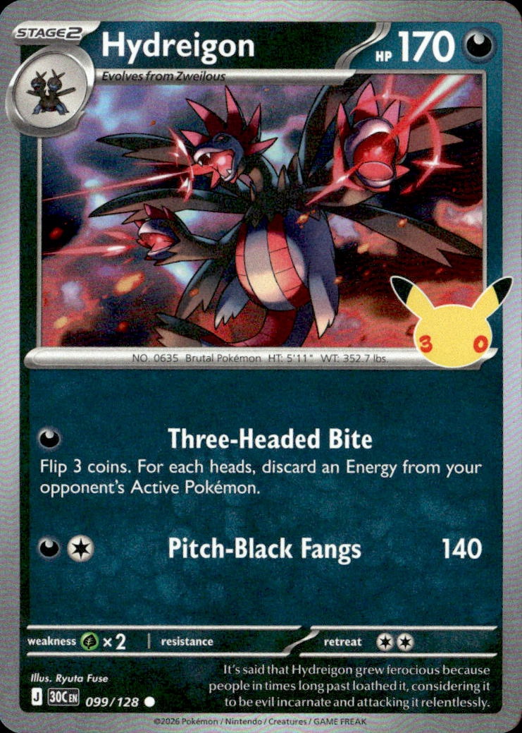 2026 Pokemon 30C En Hydreigon graded slab