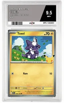 2026 POKEMON 30C EN 30th Celebration-HOLO #058 TOXEL MPE 9.5 MINT+ — graded card up for auction