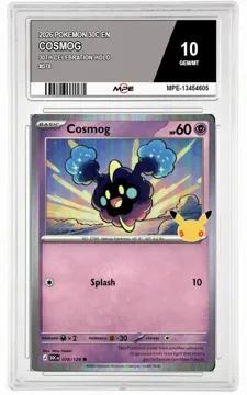 2026 POKEMON 30C EN 30th Celebration-HOLO #078 COSMOG MPE 10 GEM/MT — graded card up for auction