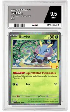 2026 POKEMON 30C EN 30th Celebration-HOLO #100 YVELTAL MPE 9.5 MINT+ — graded card up for auction