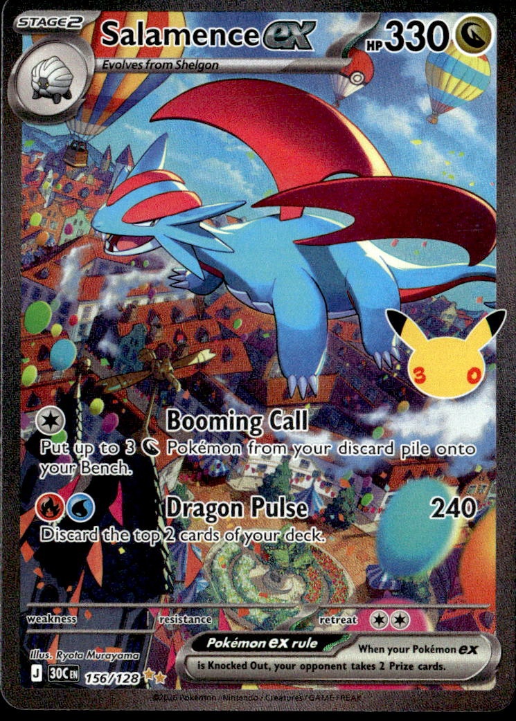 2026 Pokemon 30C En Salamence Ex graded slab