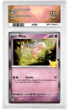 2026 POKEMON 30C EN 30th Celebration-HOLO #065 MEW MPE 10 GEM/MT — graded card up for auction
