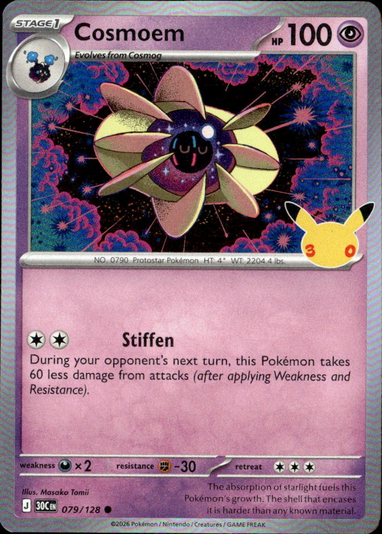 2026 Pokemon 30C En Cosmoem graded slab
