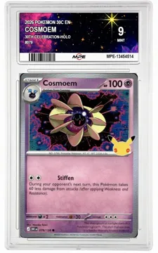2026 POKEMON 30C EN 30th Celebration-HOLO #079 COSMOEM MPE 9 MINT — graded card up for auction